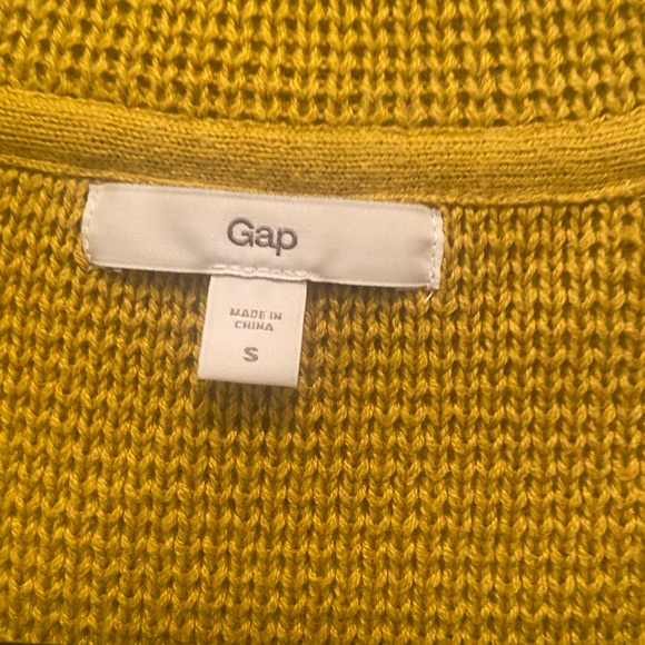 Citron Gap knit zip up Size: Small - Picture 3 of 3